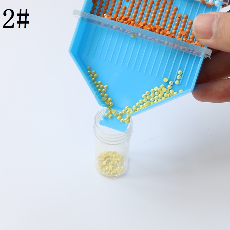 Khay nhựa hình vuông cỡ lớn dùng làm tranh đính đá 5D DIY