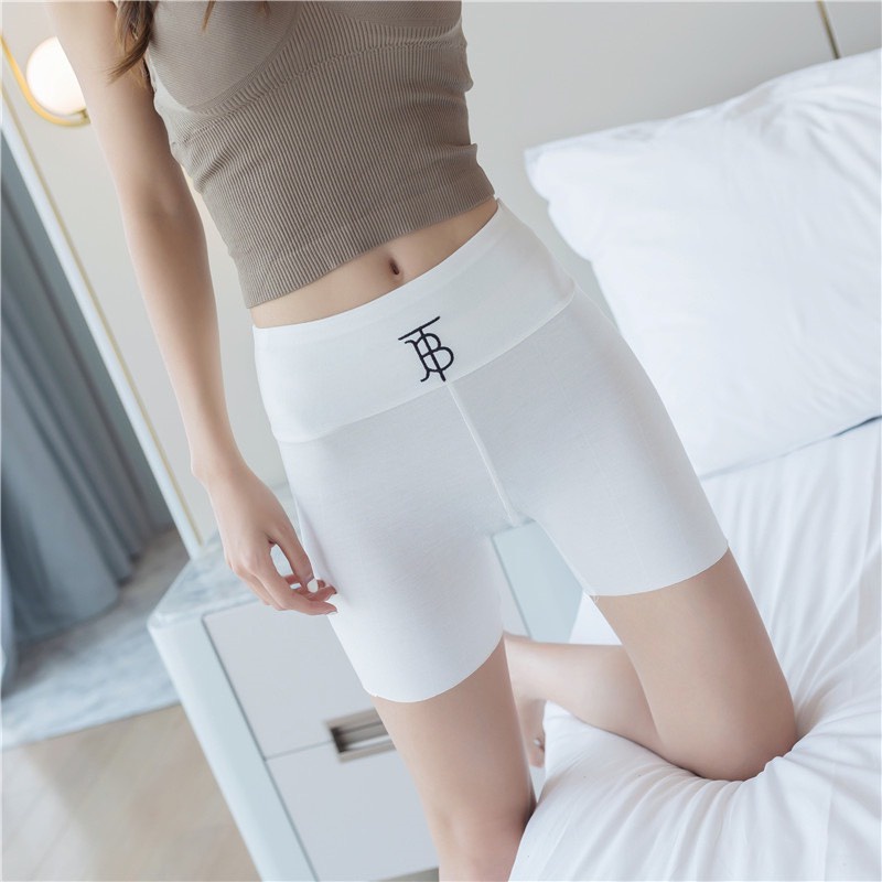 Quần legging lửng nữ cạp cao nâng mông quần lót cotton mặc trong váy gen bụng ChiChi QL02