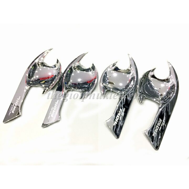 Bộ ốp tay nắm, hõm cửa xe Vinfast Fadil -mạ Crom