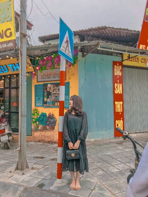 [TẶNG MÃ GIẢM GIÁ 20K ] VÁY BABYDOLL TẦNG XÒE TAY DÀI CỰC XINH CHO TEEN | BigBuy360 - bigbuy360.vn