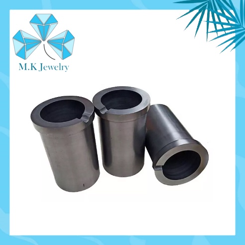 Bộ chén nấu Graphite cho lò trung tần, cao tần - nung chảy kim loại vàng, bạc,... - ứng dụng ngành Kim Hoàn