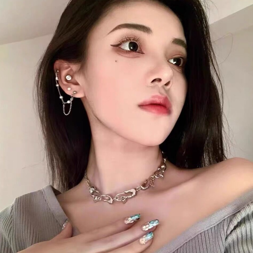 Vòng cổ Phong Cách hip hop Thời Trang Dành Cho Nữ