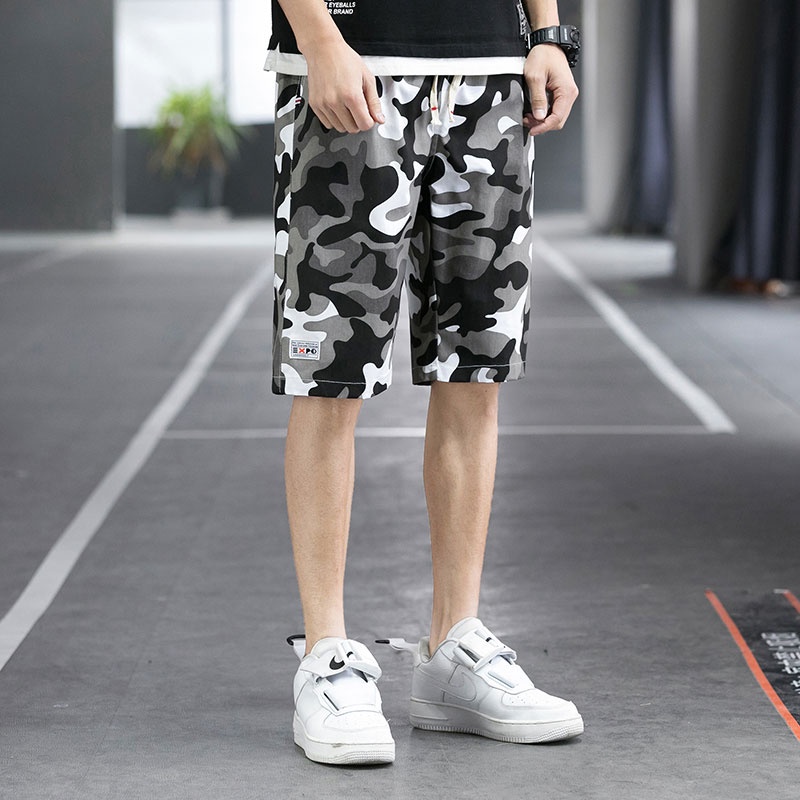 Quần Short Cotton Thể Thao Thấm Hút Tốt Nhanh Khô Cho Nam