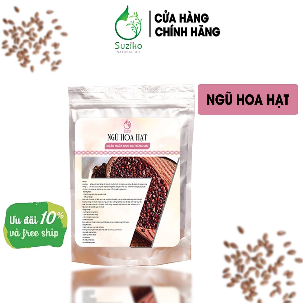 Bột Ngũ Hoa hữu cơ SUZIKO nguyên chất 70G | Đắp mặt nạ ngừa mụn, dưỡng da trắng da, chống lão hóa hiệu quả