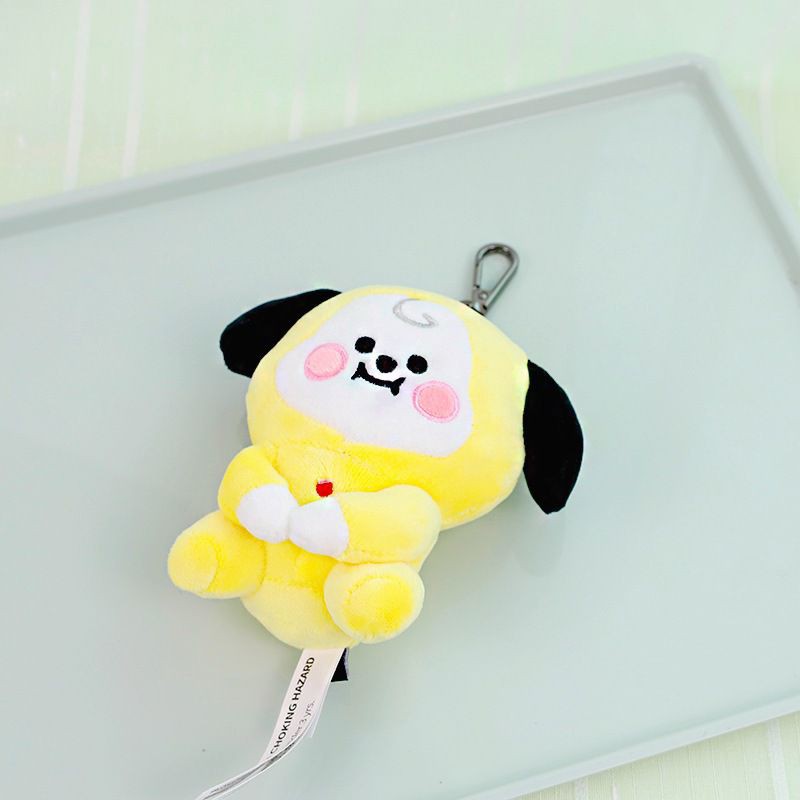 Móc Khóa Hình Thú Nhồi Bông Bt21 Dễ Thương