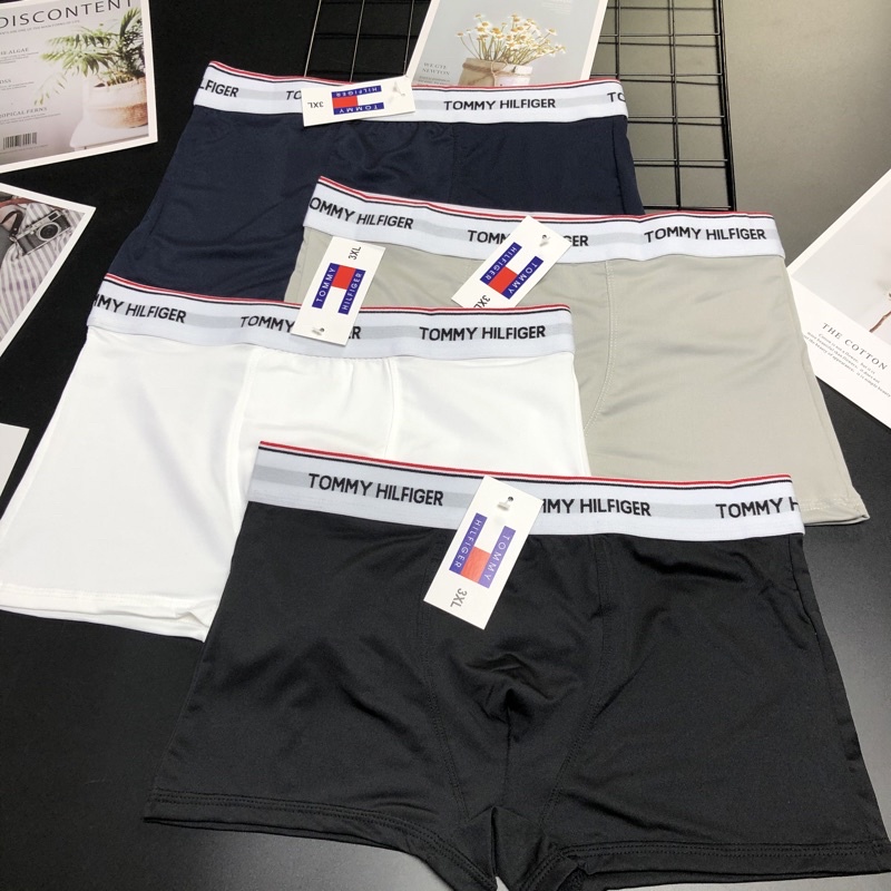 Quần sịp đùi nam tomy thun lạnh,lót đùi nam boxer cao cấp co giãn mềm mịn thoáng khí PM35A