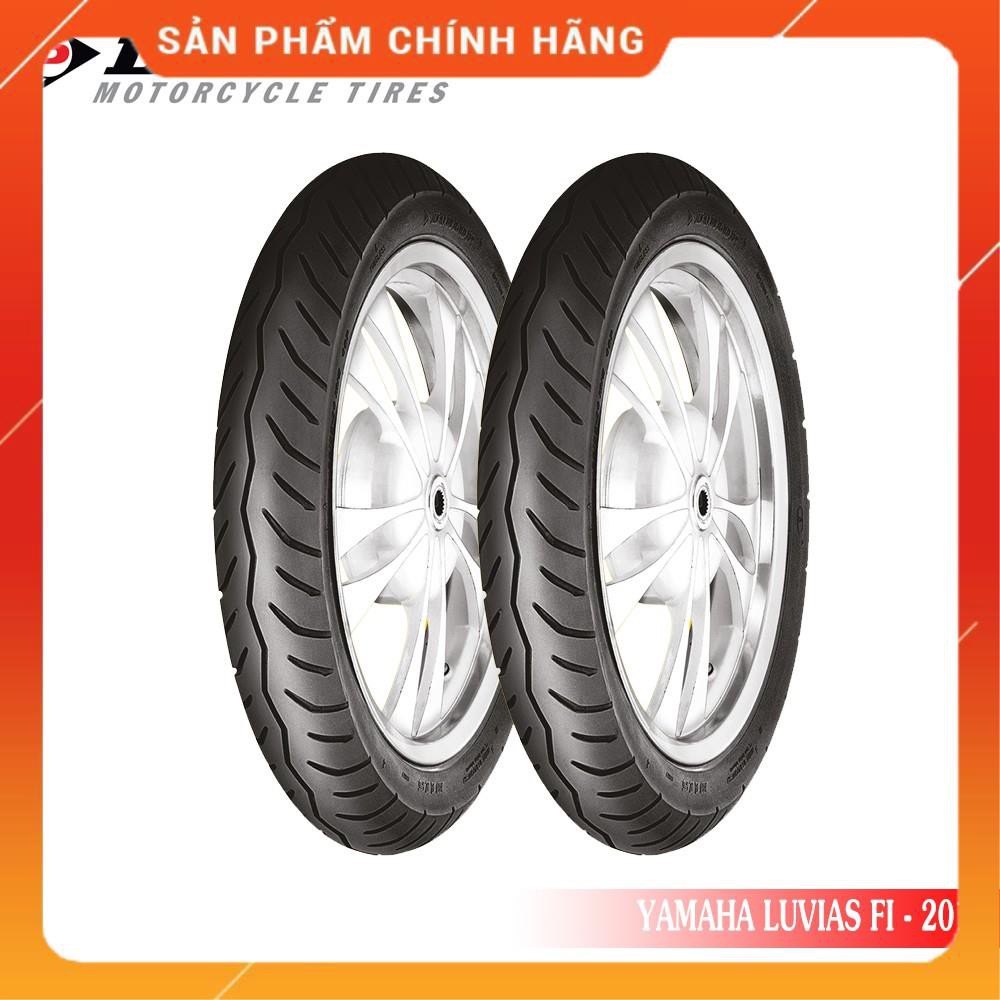 Cặp lốp ( Vỏ ) xe YAMAHA LUVIAS FI 2016 DUNLOP TRƯỚC 70/90-14 D115 và SAU 80/90-14 D115 _ Lốp Trung Thành