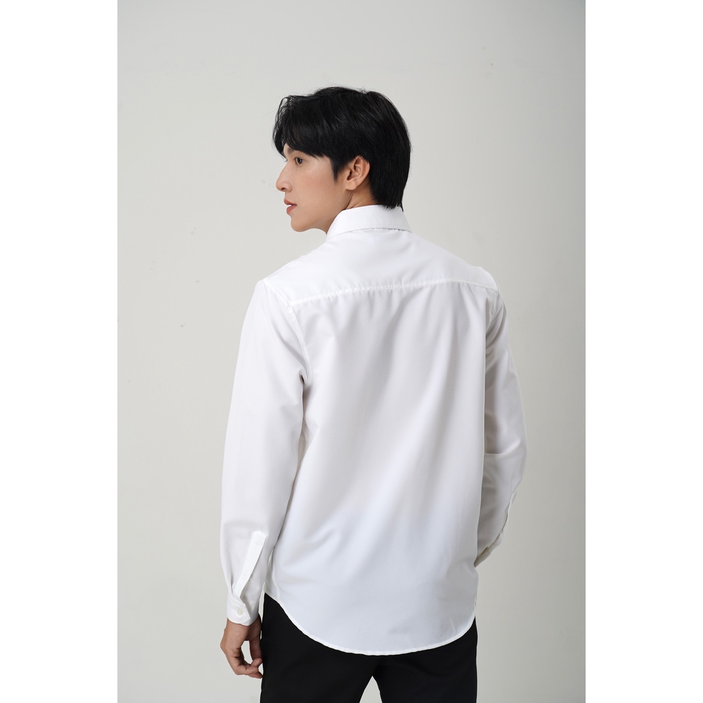 Áo Sơ Mi Nam Dài Tay Phối Ngực Vải Cotton Thương Hiệu Mr Twins