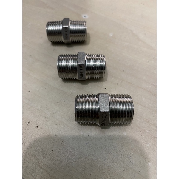 2 Đầu Ren inox 201,304 Phi 13,17,21,27