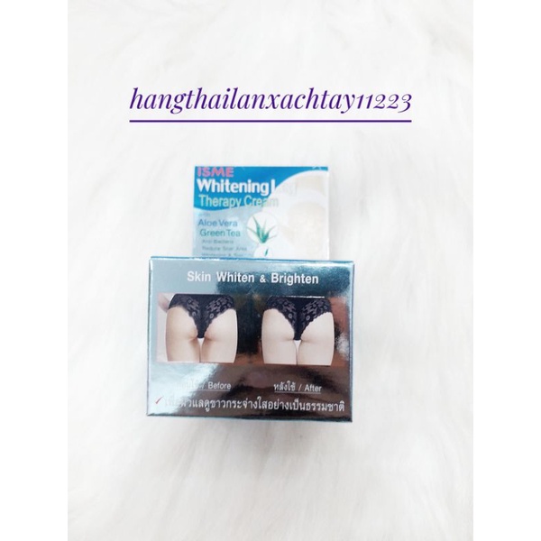 Kem dưỡng vùng mông ISME Whitening Leg 5gram Thái Lan