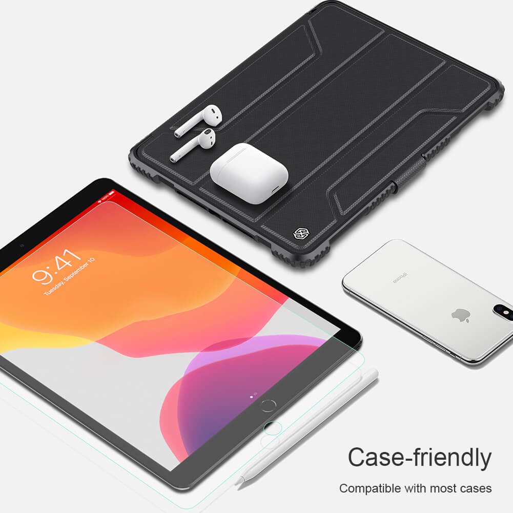 Kính cường lực  Nillkin Amazing H+ cho Máy tính bảng iPad Mini 6 , Mini 5 , mini 4 , tặng kèm khung dán