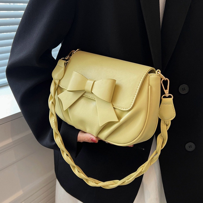 Túi Đeo Chéo Có Nơ Nhiều Màu Sắc Phong Cách Hàn Quốc Dễ Phối Đồ Dành Cho Nữ