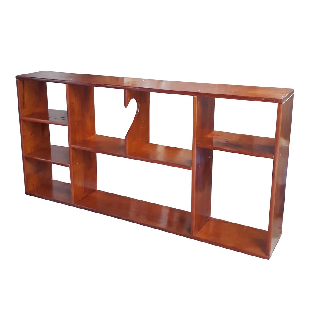 KỆ SÁCH TREO TƯỜNG  120x60x20cm - GỖ CAO SU 100%