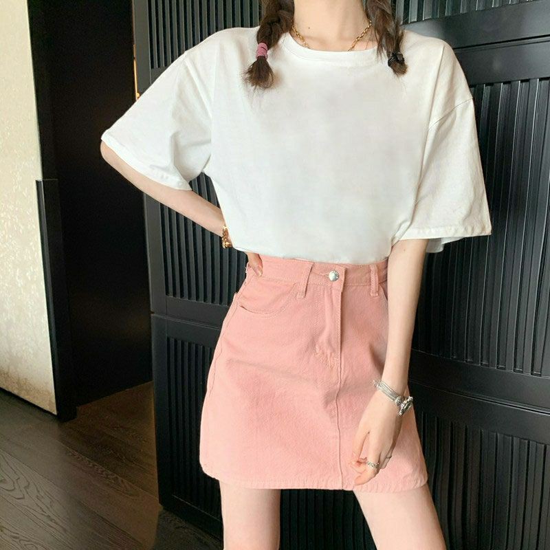 Áo thun nữ form rộng unisex mặc được 2 mặt