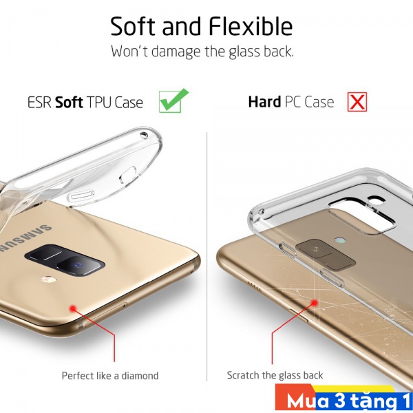 Ốp điện thoại trong suốt bằng PC cứng cho Samsung Galaxy A5 A6S A7 A8 A9 A9S A10S A20S A30S A42 NOTE 10 J2 Star Plus 2018