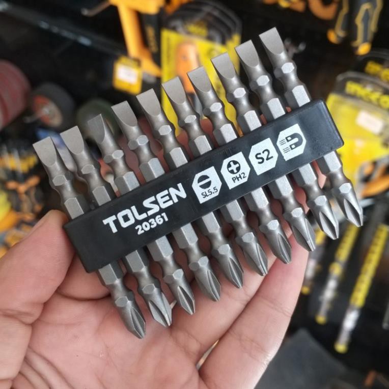 [ 20361 ] Mũi Vít 2 Đầu ( + ) ( - ) 65mm Tolsen