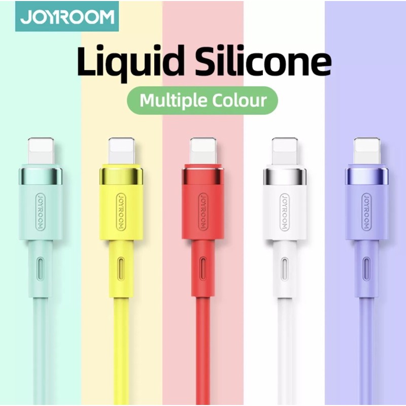 Cáp Sạc Nhanh Lighting Silicon Lỏng Nhựa Mịn Joyroom Cáp iPhone/iPad Joroom Silicon Liquid 1.2m