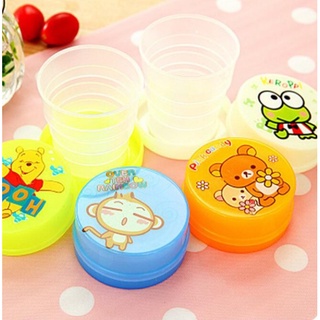 Ly uống nước gấp gọn cho bé hình thú , cốc uống nước gấp gọn tiện lợi