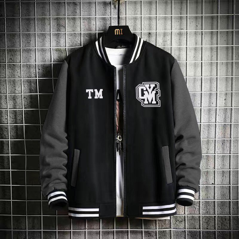 Áo khoác nam vải vảy cá cotton phong cách thời trang cao cấp