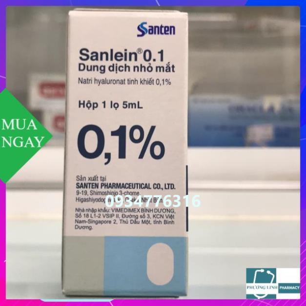 Salein 0.1% ( nước mắt nhân tạo)