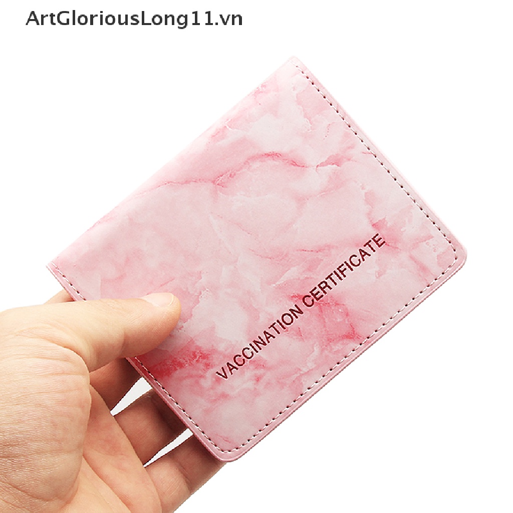 【ArtGloriousLong】 Vaccination Card Protector 4×3 Inches Immunization Record Vaccine Cards Holder .