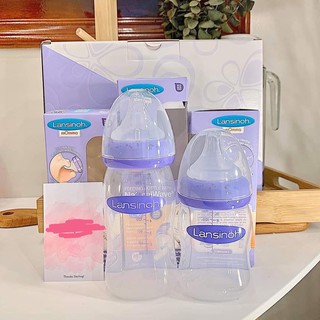 Bình sữa Lansinoh Momma 160ml 240ml