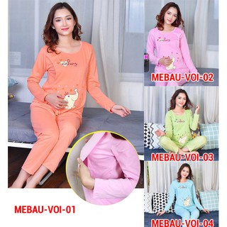 Bộ bầu và sau sinh 2 in 1 ( mẫu con voi)
