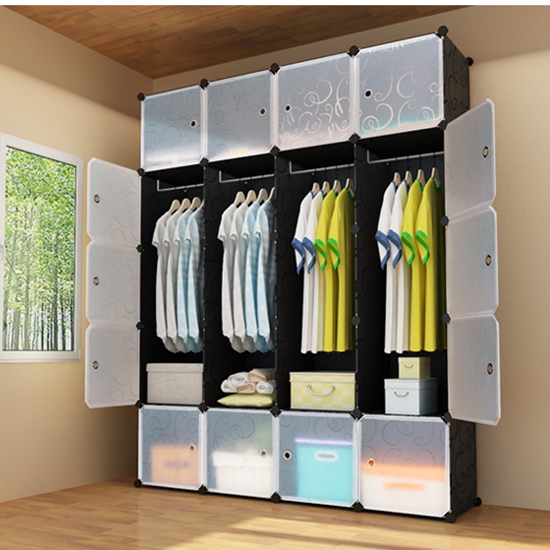 TỦ NHỰA LẮP GHÉP  20 NGĂN ĐỂ QUẦN ÁO GIA ĐÌNH SÂU 47CM.