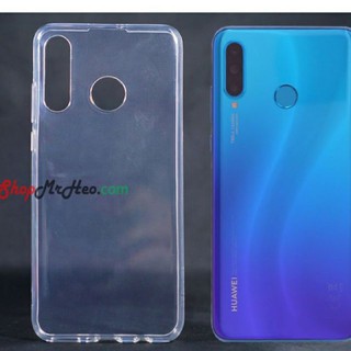 Ốp lưng dẻo Huawei P30 Lite/ Nova 4e Silicon mỏng trong suốt / Giá Rẻ