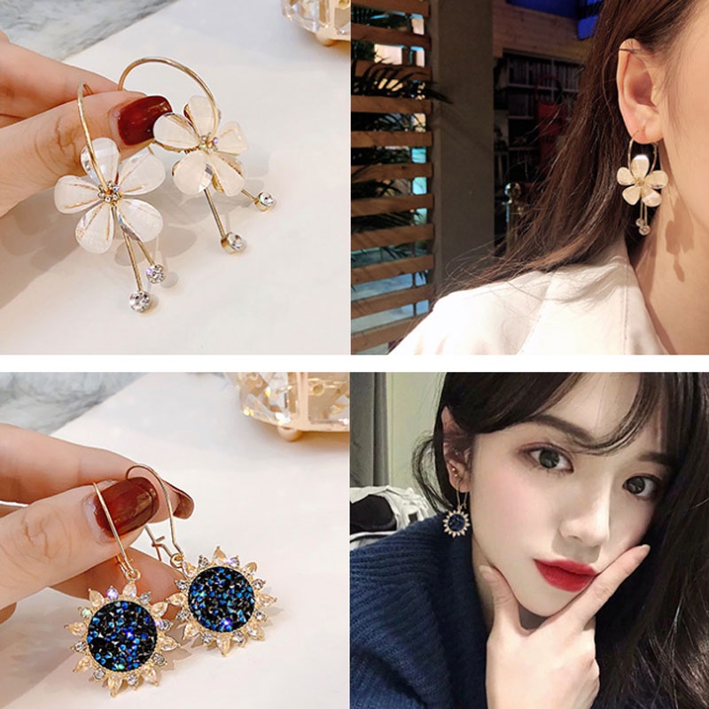 Bông tai, Khuyên tai nữ xinh xắn thời trang nhiều mẫu mã