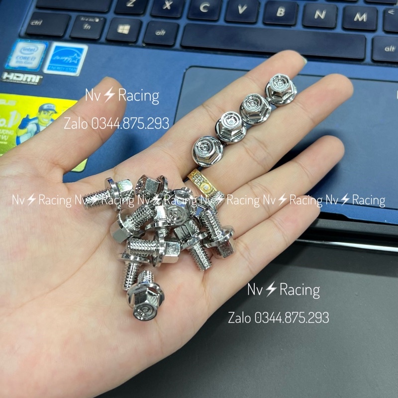 Ốc 6li Salaya kiểu thái có đủ size từ 1-9 phân bắt thông dụng nhiều vị trí xe