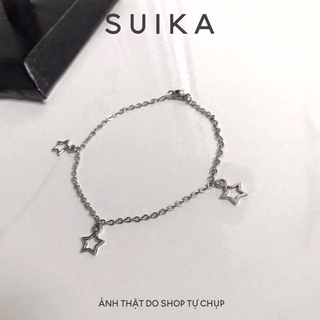 Lắc chân nữ hình ngôi sao thép titan không gỉ suika.acc