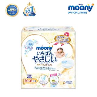 MKB Gift Miếng lót thấm sữa Moony 36 miếng hộp - Nhập khẩu từ Nhật Bản