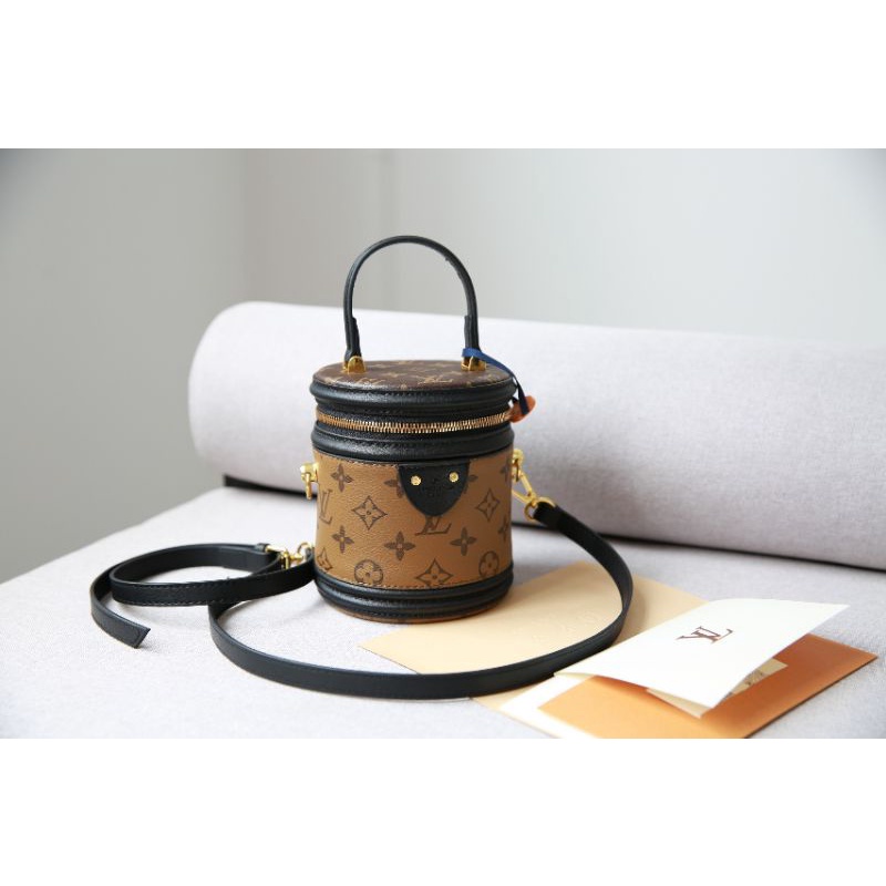 Túi LV Cannes 2 size phom chất đẹp kèm khăn quấn sang chảnh full 2 box nam châm vip