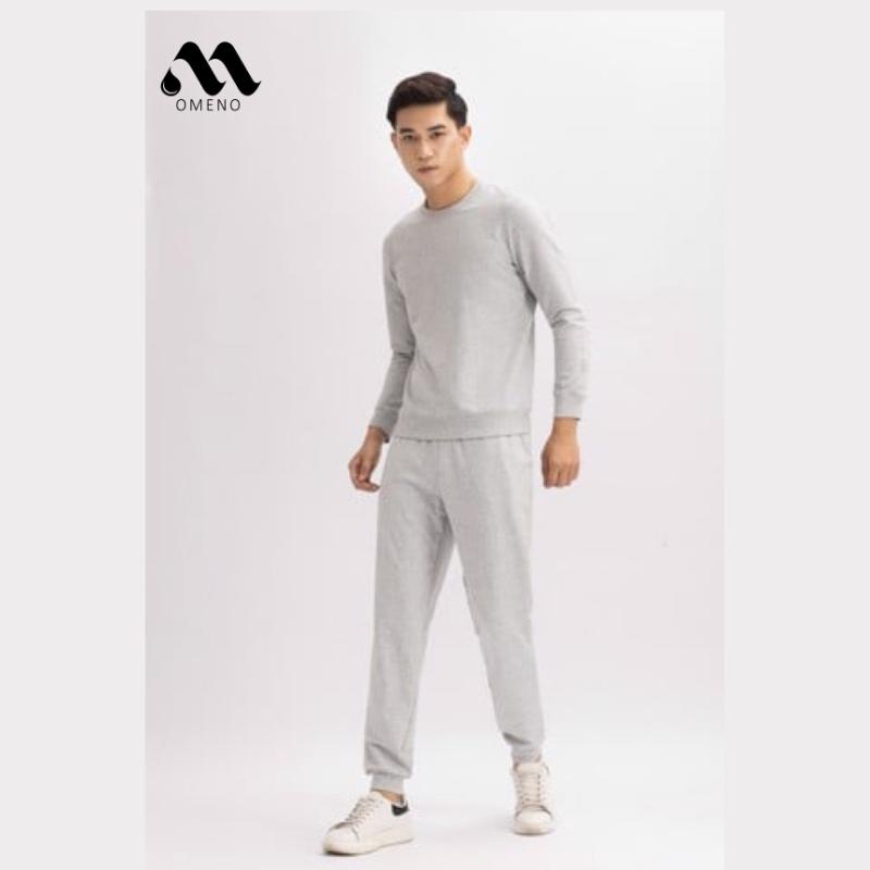 Bộ Nỉ Nam Thu Đông OMENO, Chất nỉ Da Cá cao cấp mặc dễ chịu thoải mái, form dáng vừa vặn