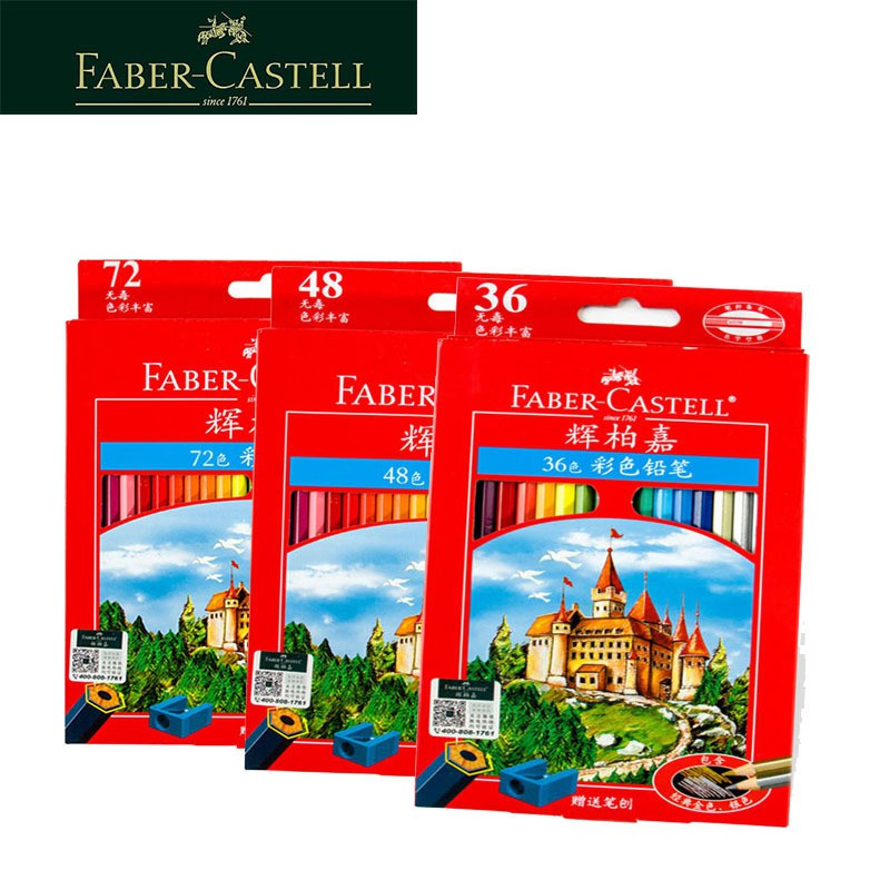 [RẺ NHẤT] Chì Màu Khô Faber Castell 36/48/72 Màu