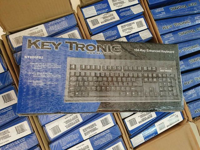 Bàn phím KeyTronic KT800PS2 104 phím tiêu chuẩn chất như phím cơ
