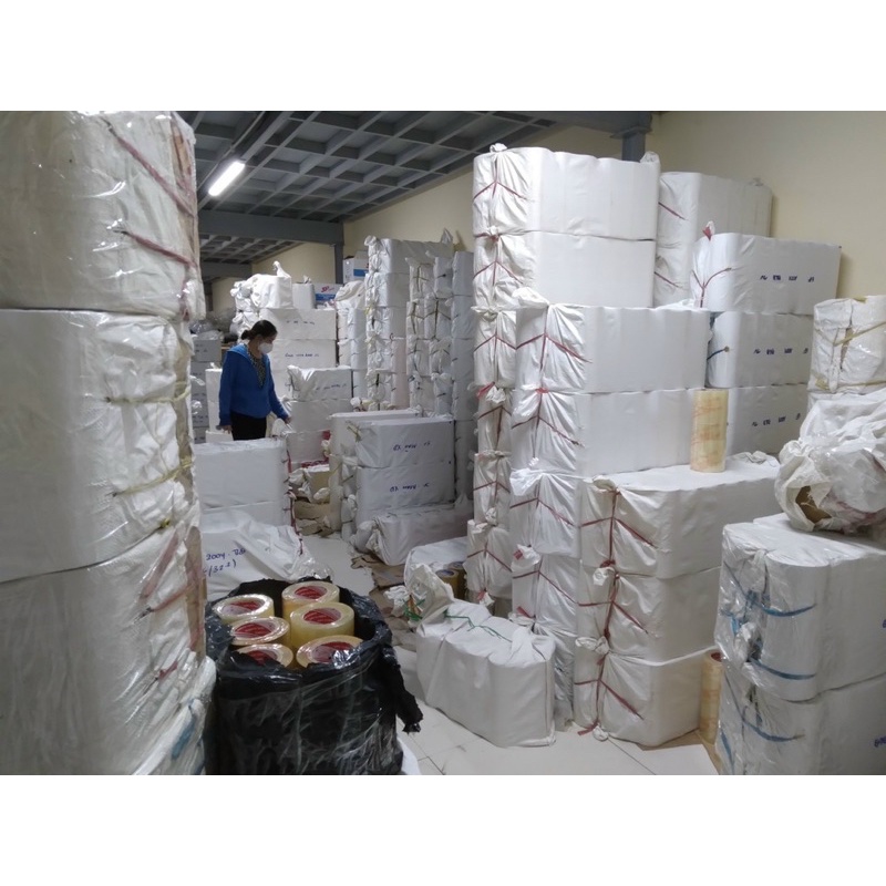 [Loại 1] 1 cây 6 cuộn băng keo 200yard đủ 2kg 1 cây, chất keo bám dính cao