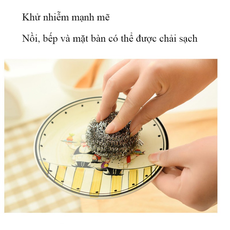 Búi cước sắt thích hợp để làm sạch nhà bếp