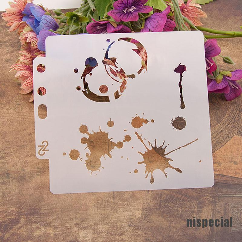 [nis-beauty] Reusable Stencil Airbrush Art DIY Home Decor Scrapbooking Album Craft