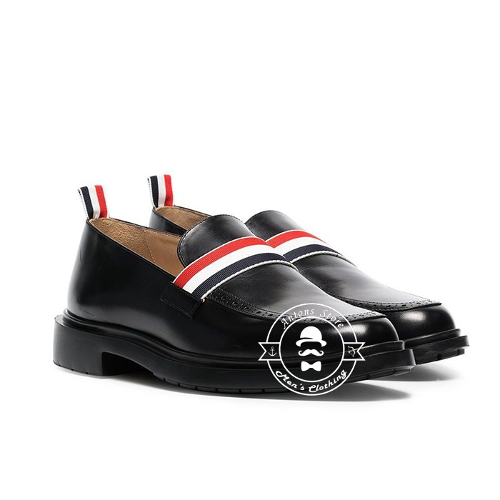 Giày Thom Browne Lười Viền Ngang