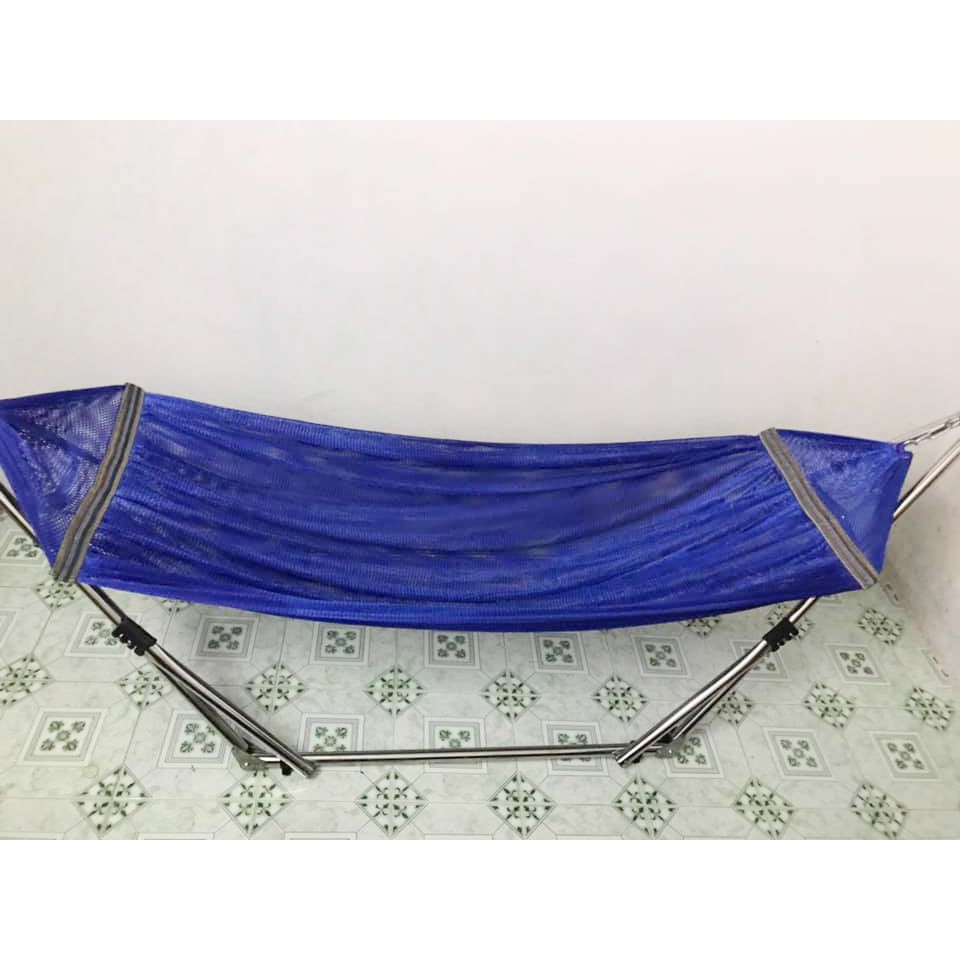 Võng Lưới Cán Thép 230 x 150 cm - Cán Thép 50cm - Nặng 1kg3