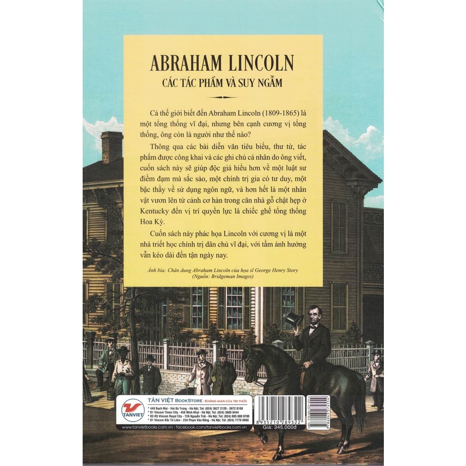 Sách - Abraham Lincoln - Các Tác Phẩm Và Suy Ngẫm (Bìa Cứng)