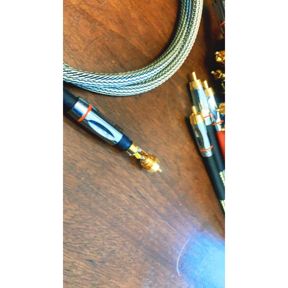 Bộ dây tín hiệu audio Av hitachi bãi Nhật 5 lõi đồng mạ bạc