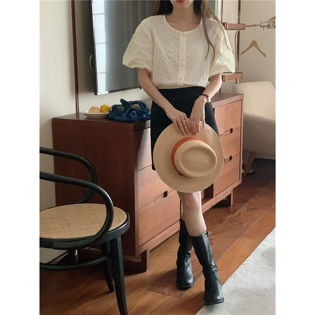 Áo Thun Cổ Tròn Ngắn Tay Thời Trang Hàn Quốc Đơn Giản 53696