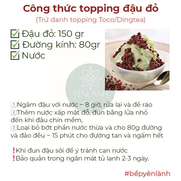 Đỗ đỏ (Xích tiểu đậu) Organic và hạt rang chín 500gr-1kg Yenlanhnatural