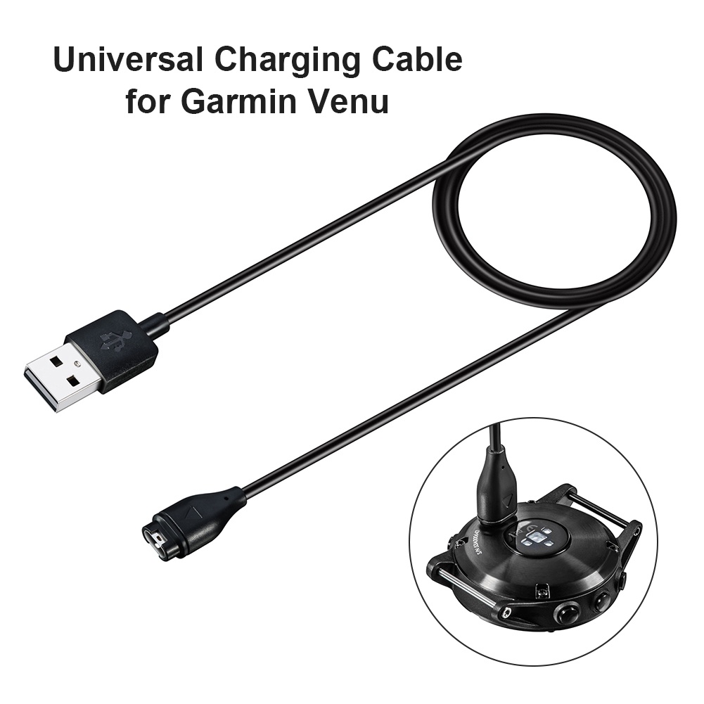 Cáp Sạc USB 1m Cho Đồng Hồ Garmin 5S/5S Plus, Fenix 5/5 Plus/5X/5X Plus, Forerunner 935