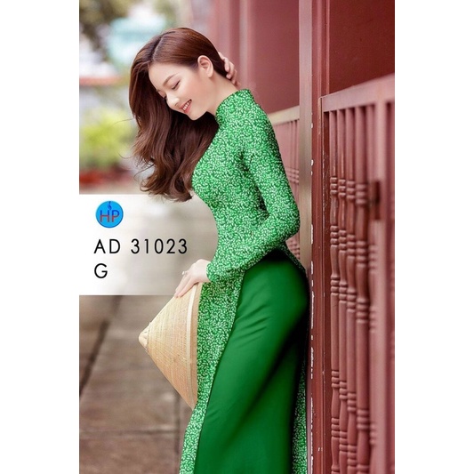 Vải áo dài hoa nhí