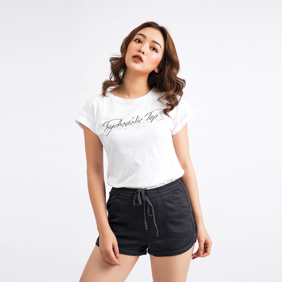 Quần short thể thao nữ Umebay cạp chun, sooc chất liệu cotton rayon co giãn có form lớn big size