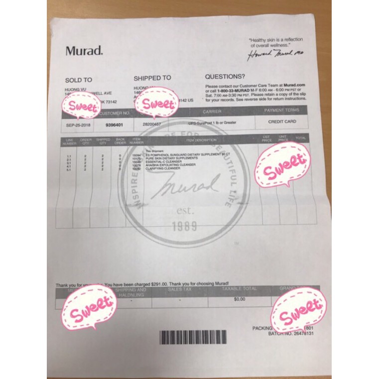 [Mã SR14MAY5 giảm 20K đơn 50K] [DATE MOI] Viên Uống Giảm Mụn Murad Pure Skin Clarifying Dietary Supplement Hộp 120 viên | BigBuy360 - bigbuy360.vn